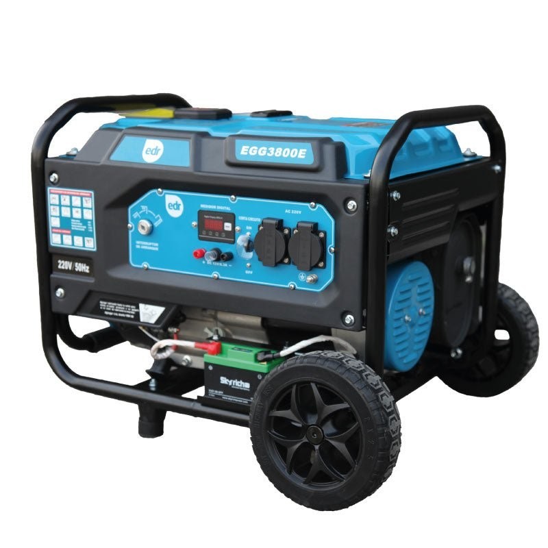 Generador a Gasolina EGG8500E Monofásico 7 kVA con Partida Eléctrica Generador a Gasolina EGG8500E Monofásico 7 kVA con Partida Eléctrica