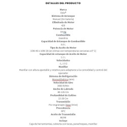 Motocultivador Oslo 18 HP Expert Gasolina