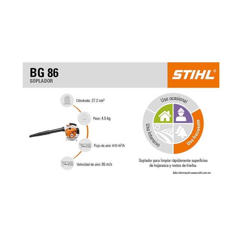Soplador Stihl BG 86