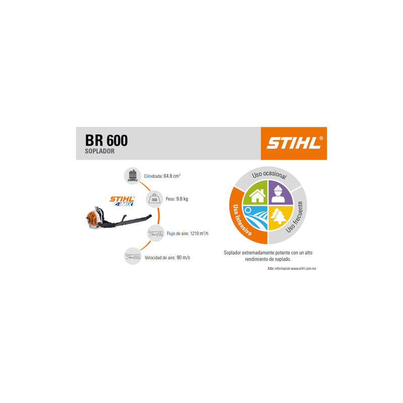 Soplador Stihl BR 600